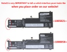 L19c4pf1 15.2V 4-celdas baterías para lenovo portátiles L19c4pf1 15.2V 4-celdas baterías para lenovo portátiles